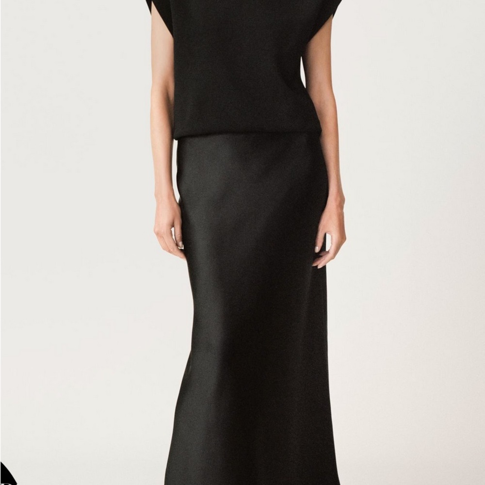 Zara Silk Maxi Skirt